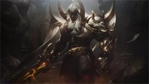 Smurf LoL com Aatrox Lua Sangrenta de Prestígio - League of Legends