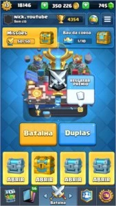 Conta de Clash Royale