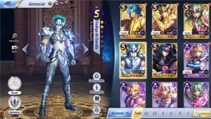 Kanon de Gêmeos e Shun Divino A135 NOVO SERVIDOR NVL 20 - Saint Seiya Awakening SSA