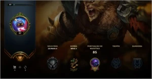 VENDO CONTA COM SKIN ULTIMATE E LENDARIA, OTIMA SMURF - League of Legends LOL