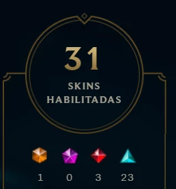 conta league of legends LOL esmeralda 3 com 1k600 de RP