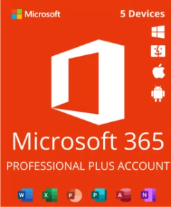 Office 365 | 5 Dispositivos | Licença Original E Vitalícia - Softwares e Licenças