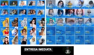 Pack 200 Arte Óticas Editável No Canva+legendas - Serviços Digitais