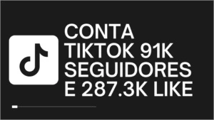 CONTA TIKTOK 91K SEGUIDIORES - Redes Sociais