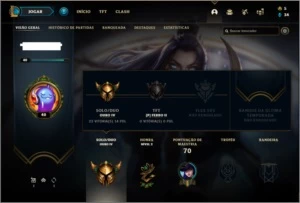 Conta ouro 4 barata com 9 skins e 28 champs - League of Legends LOL