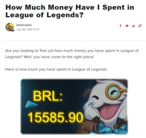 Conta League of Legends, TODAS SKINS disponíveis p/ compra LOL