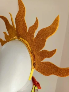 Tiara Sol Carnaval - Artesanato e Personalizados