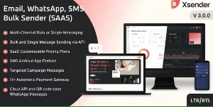 XSender – Bulk Email And SMS Sending Application By PHP Lara