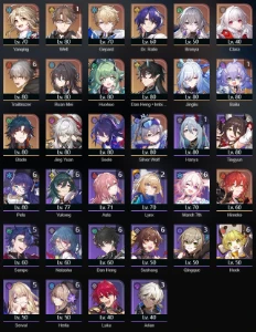 Honkai Star Rail com Quase Todos Personagens!! - Genshin Impact