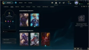 Conta Gold 2 46 champs 5 skins - League of Legends LOL