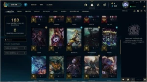 Conta Gold 2 46 champs 5 skins - League of Legends LOL