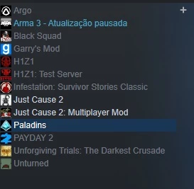 CONTA STEAM COM (ARMA 3, JUST CAUSE 2, GARRYS MOD etc.) - Outros