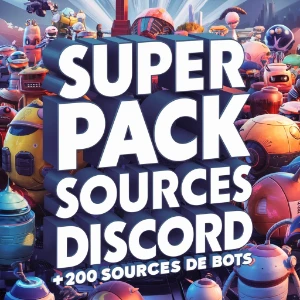 Discord Bots - Super Pack +200 Sources De Bots