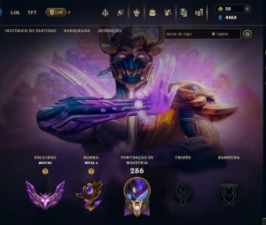 Conta lol Mestre mr alto - League of Legends