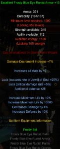 Set Blue Eye Rw Anc + Boots Be Skt Full +15 - Megamu - MU Online