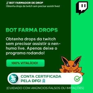 Bot farma e coleta drops na twitch