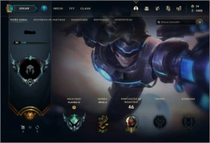 Conta Platina - 54% WR 74 wins - League of Legends LOL