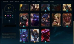 Conta Platina - 54% WR 74 wins - League of Legends LOL
