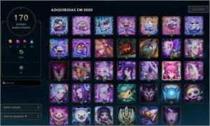 Conta league of legends level 143 LOL