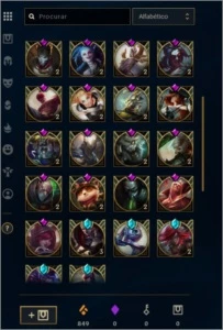 Conta league of legends level 143 LOL
