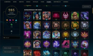 Conta League Of Legends, Platina, Lvl 370, Com 200 Skins LOL