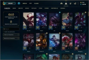 Conta Platina 2 Com Warwick Selvagem e Twitch Medieval Raras - League of Legends LOL