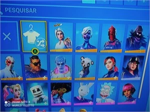 Conta Fortnite - 11,000 v-buks - Corvo - Cavaleira Rubra