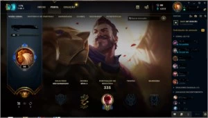 CONTA LOL BARATA BORDA OURO / +80 CHAMPS / SKINS VITORIOSAS - League of Legends