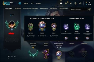 Vende-se Conta de LoL Platina 1 - League of Legends