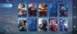 Conta de ml boa e c preço razoável - Mobile Legends