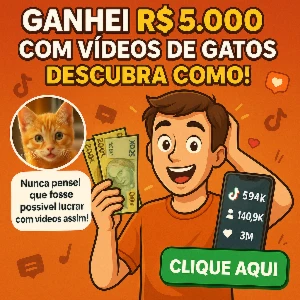 Ganhei R$ 5.000 só postando vídeos de gatinhos