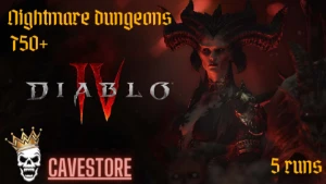 [TEMPORADA II]Diablo 4-Nightmare dungeons - T50+ 5 rotações - Blizzard