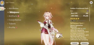 Linnea C2 R1 + Pulls - Genshin Impact