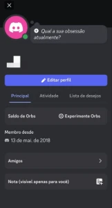 Conta Discord - 2018 Aged