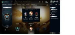Conta League de League of Legends Platina 4/ 97 skins LOL