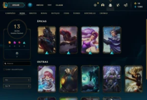 vendo Conta smurf HANDLEVEL ex gold nivel 42 super barato - League of Legends LOL