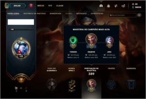 Conta full champs e 76 skins - League of Legends LOL