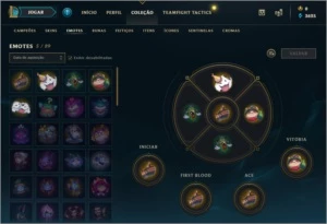 Conta League Of Legends Gold Ótimas skins LOL