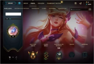 Conta League Of Legends Gold Ótimas skins LOL