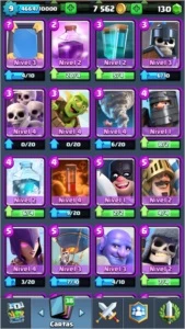 Conta clash royale barata 4 lendarias