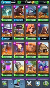 Conta clash royale barata 4 lendarias