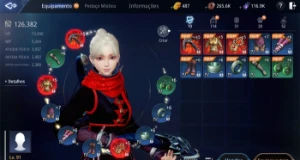 (Sa91) Arqueira Lvl 93, 133K Power, 6 Pets Épicos - MIR4