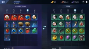 (Sa91) Arqueira Lvl 93, 133K Power, 6 Pets Épicos - MIR4