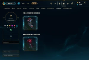 Unranked com 100 Champs e 55 Skins ( MID / JG ) - League of Legends LOL
