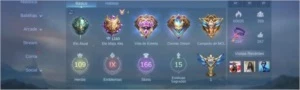Conta de mobile Legends top