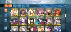 Conta Fate GO 15 SSR e 40+ SR (225 Maça dourada) Lostbelt 3 - Others