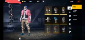 CONTA RARA FREE FIRE