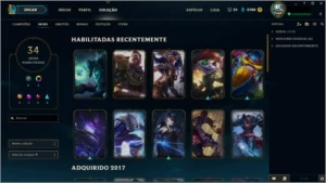 CONTA LOL | 69 CAMPEÕES | 34 SKINS | LVL 50 - League of Legends