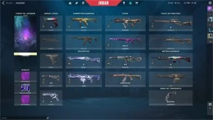 conta de valorant diamante 3 com karambit saqueadora