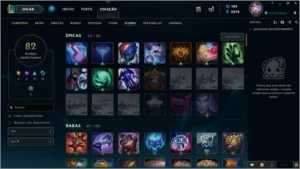Conta Lol faltando 12 campeões para ter todos - League of Legends